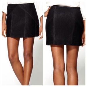 NWT Free People Pintuck Faux Leather Skirt.